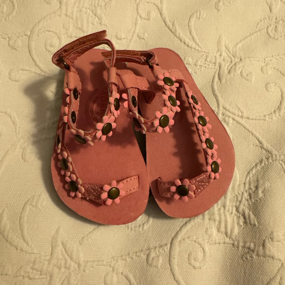 Baby rainbow sandals